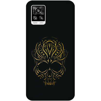 Golden Ornamental Skull Case Vivo V20