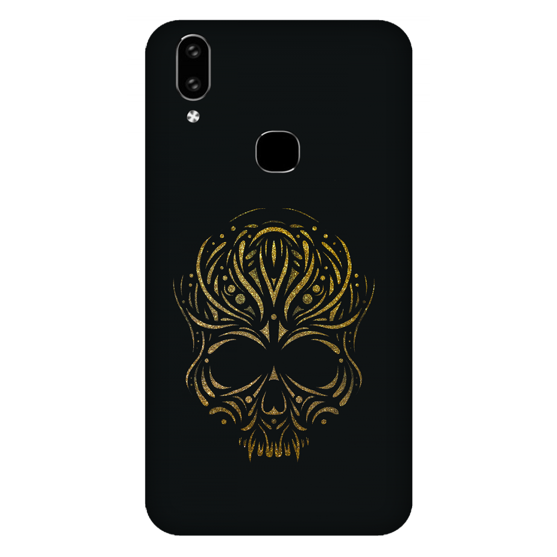 Golden Ornamental Skull Case Vivo V9