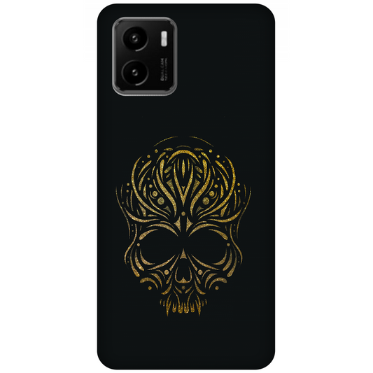 Golden Ornamental Skull Case Vivo Y15c