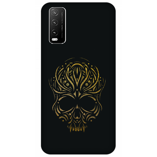 Golden Ornamental Skull Case Vivo Y20