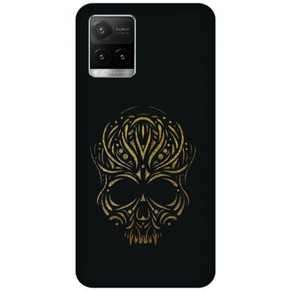 Golden Ornamental Skull Case Vivo Y33s