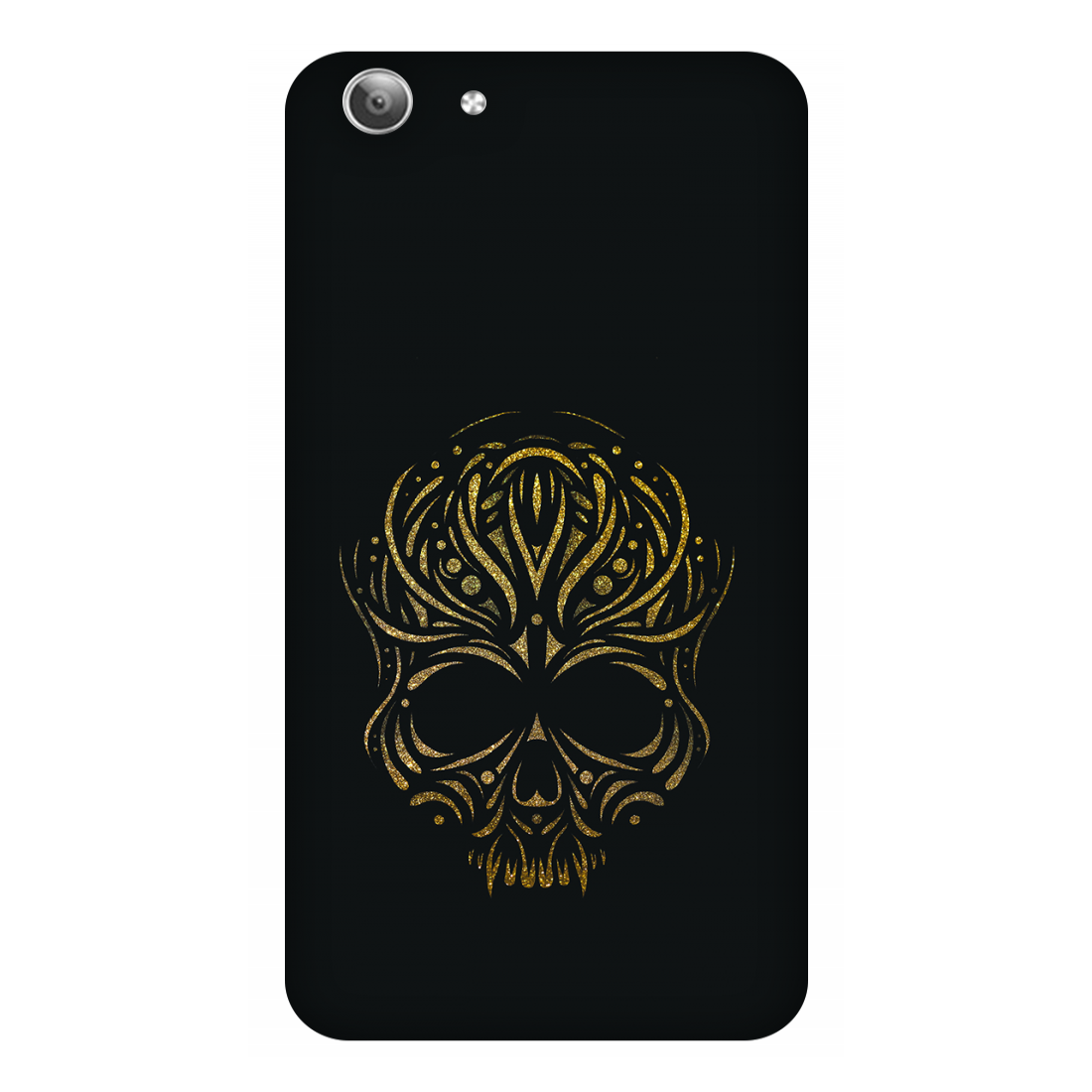 Golden Ornamental Skull Case Vivo Y53