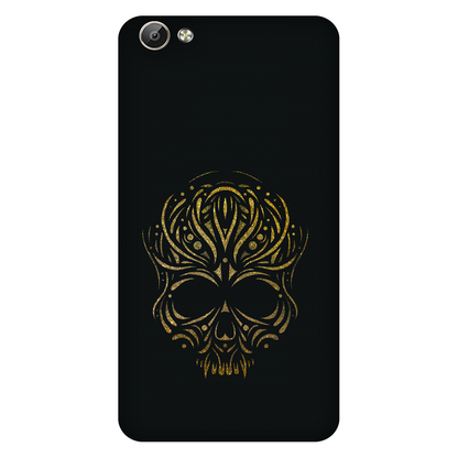 Golden Ornamental Skull Case Vivo Y66