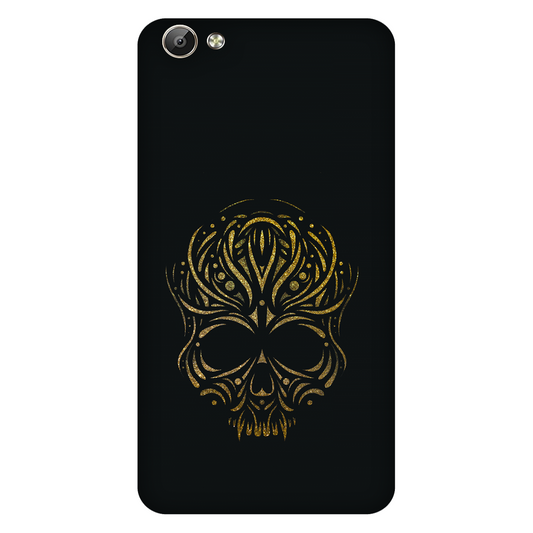 Golden Ornamental Skull Case Vivo Y66