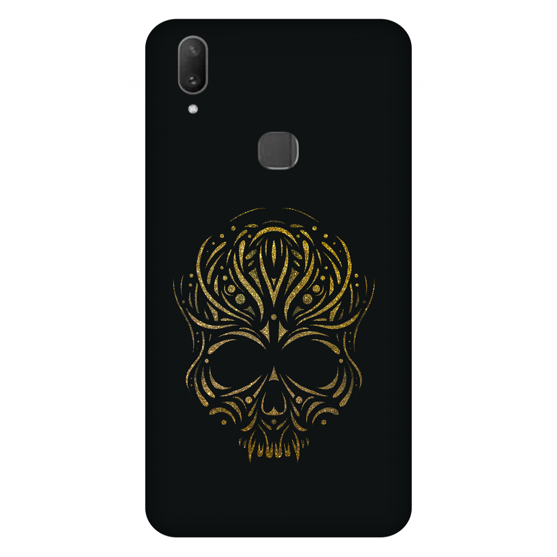 Golden Ornamental Skull Case Vivo Y85