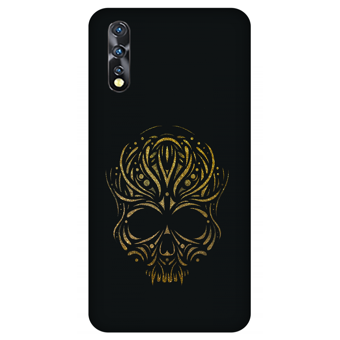 Golden Ornamental Skull Case Vivo Z5