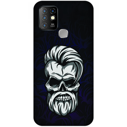 Gothic Skull Illustration Case Infinix Hot 10