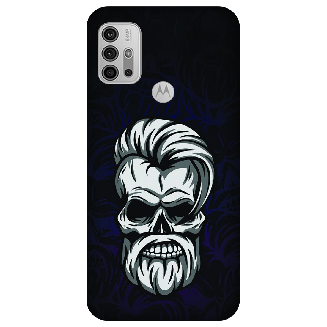 Gothic Skull Illustration Case Motorola G30