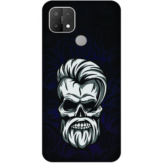 Gothic Skull Illustration Case Oppo A15s