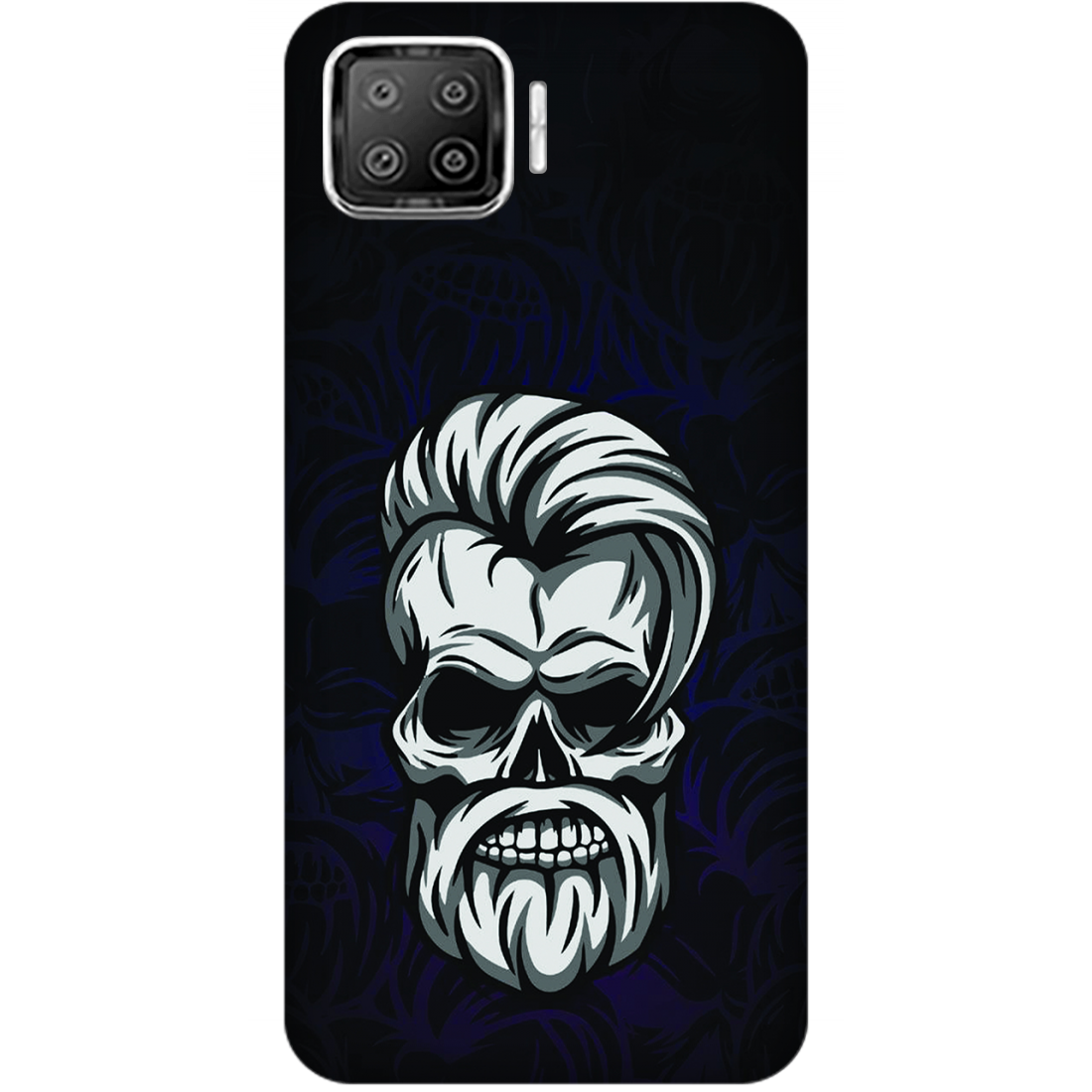 Gothic Skull Illustration Case Oppo A73