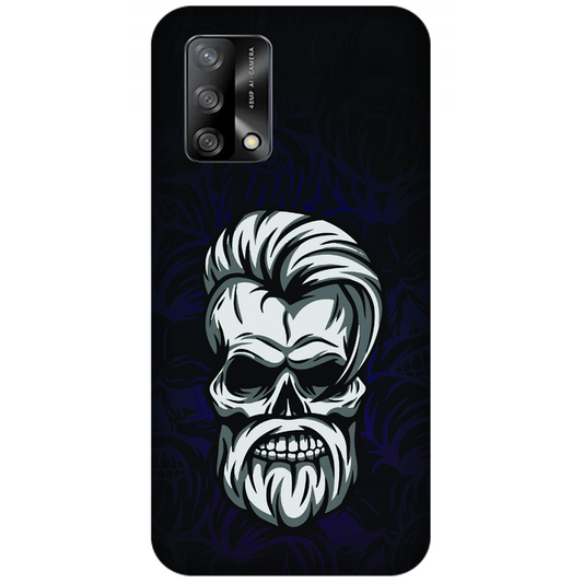 Gothic Skull Illustration Case Oppo A74