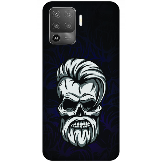 Gothic Skull Illustration Case Oppo F19 Pro