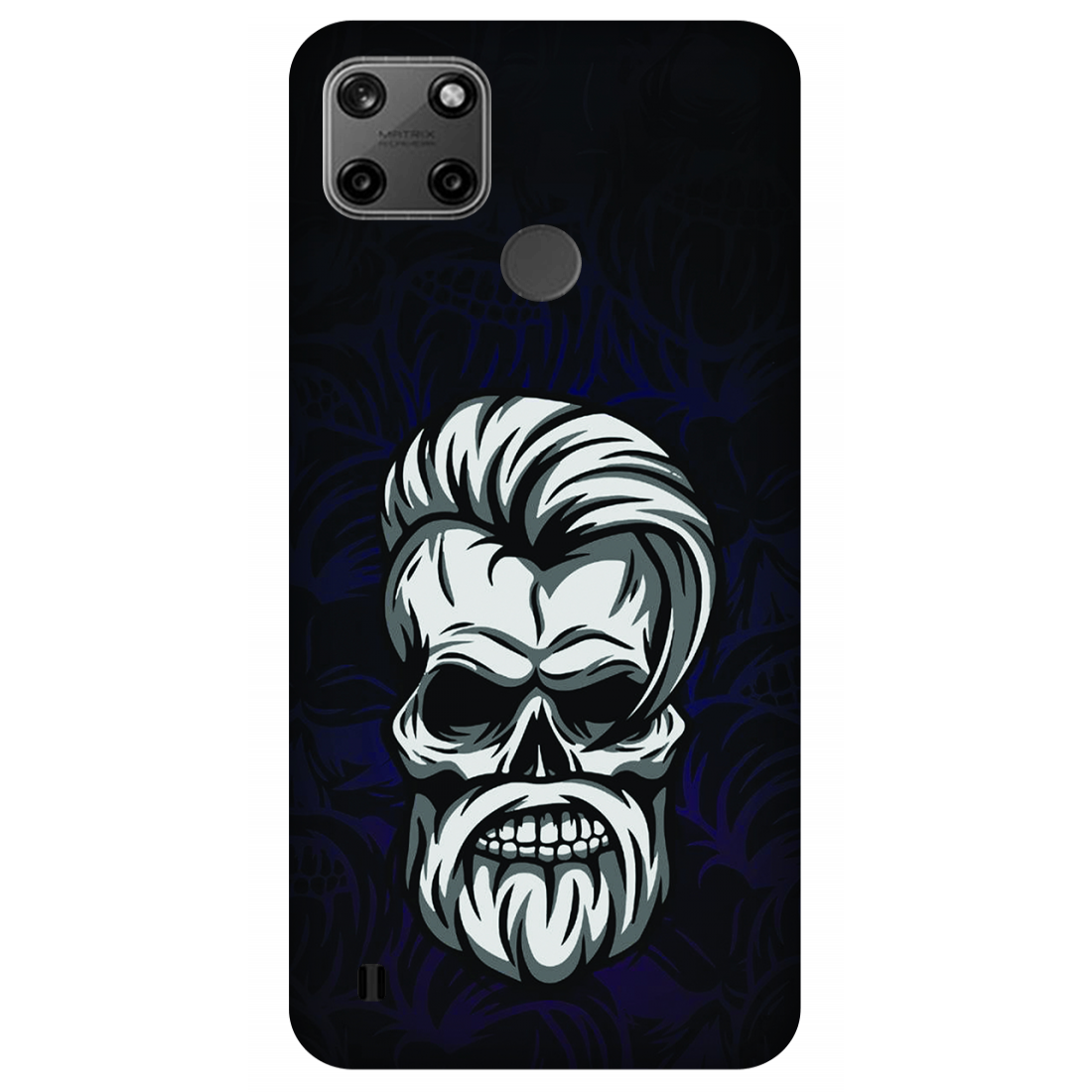 Gothic Skull Illustration Case Realme C25Y