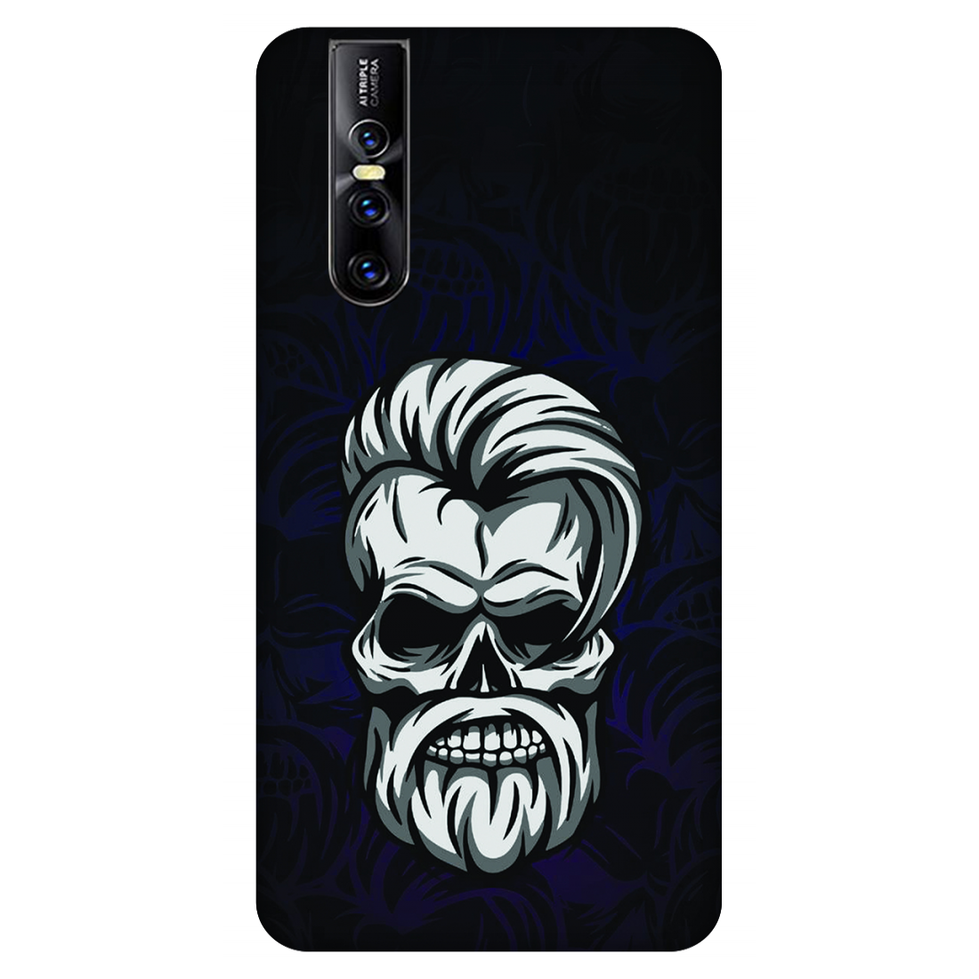 Gothic Skull Illustration Case Vivo V15 Pro