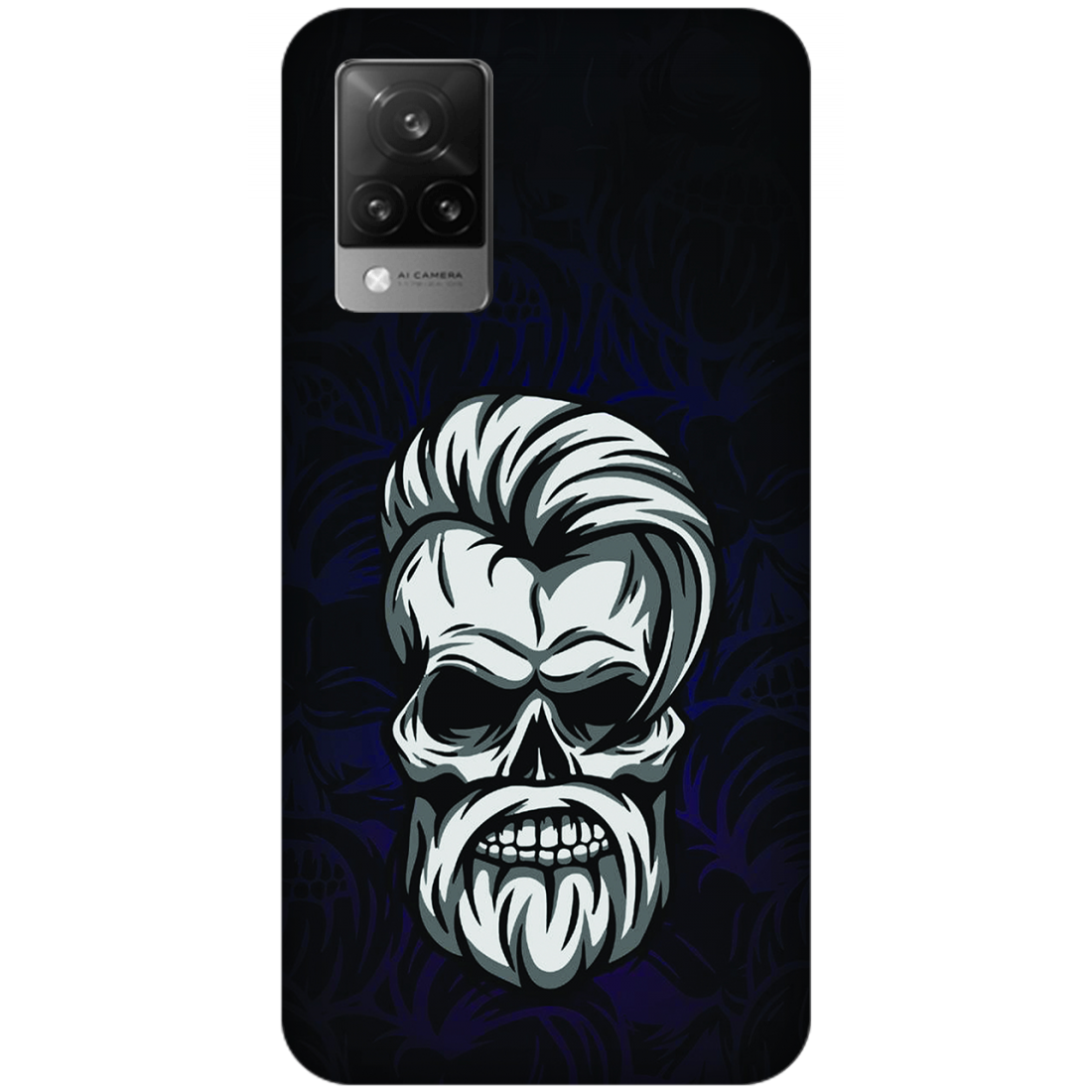 Gothic Skull Illustration Case Vivo V21 5G