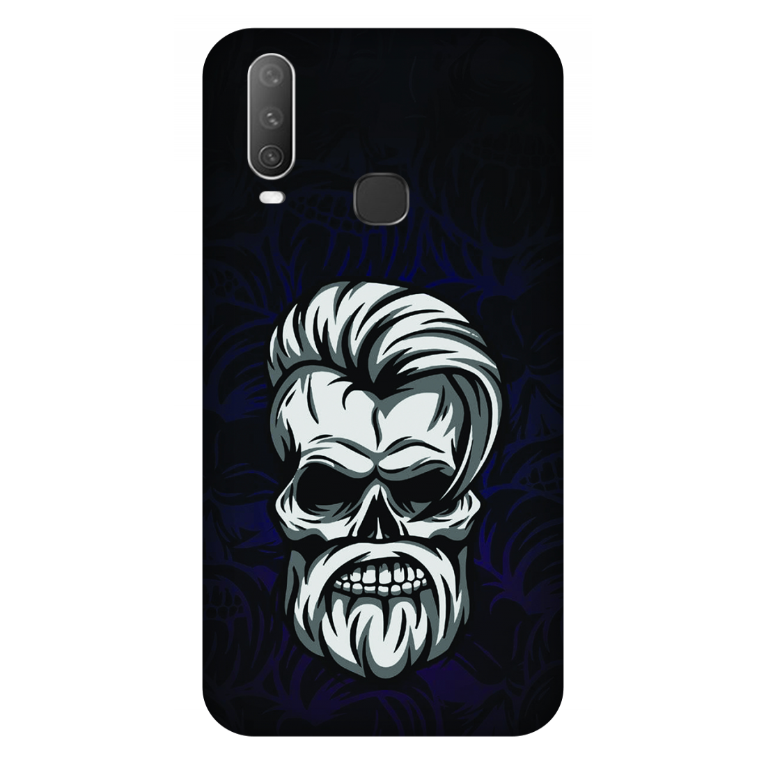 Gothic Skull Illustration Case Vivo Y17