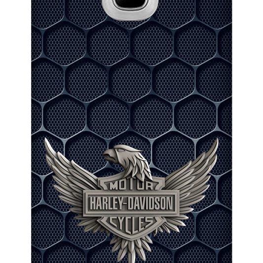 Harley-Davidson Emblem on Hexagonal Pattern Case Samsung Galaxy J2 (2016)