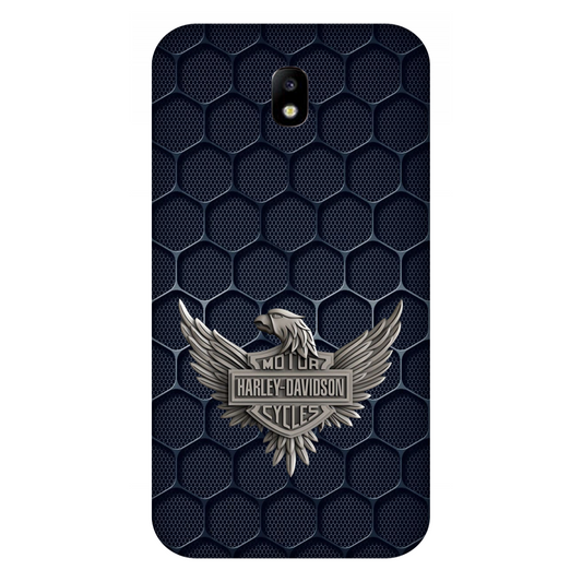 Harley-Davidson Emblem on Hexagonal Pattern Case Samsung Galaxy J7(2017)