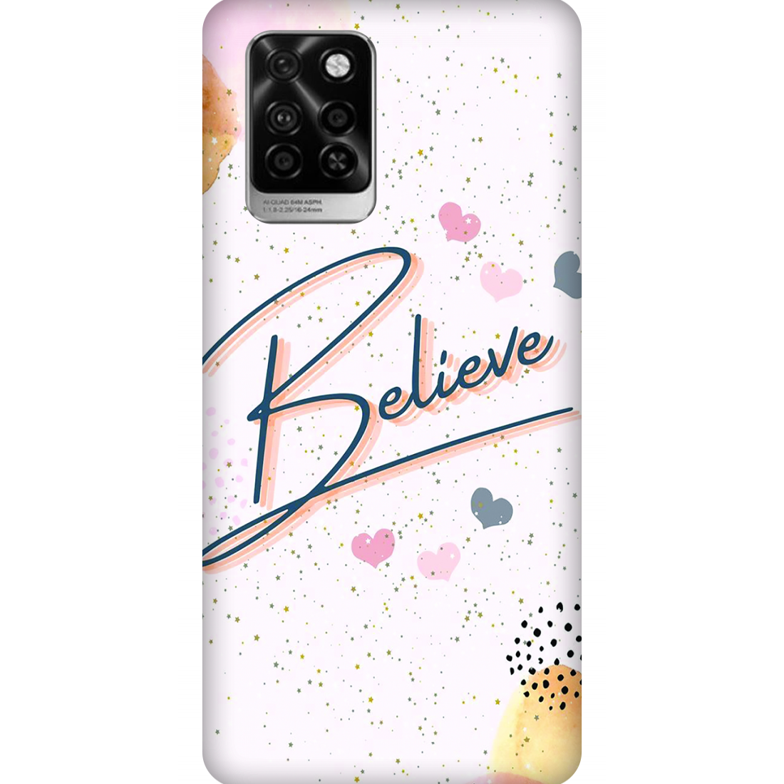 Inspirational Believe Case Infinix Note 10 Pro