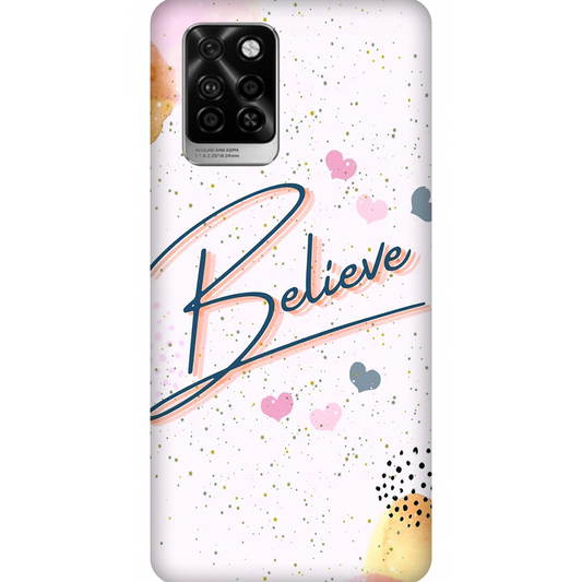 Inspirational Believe Case Infinix Note 10 Pro