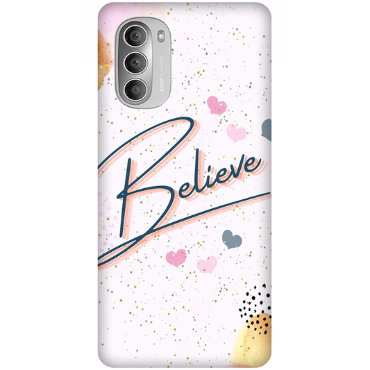 Inspirational Believe Case Motorola G51 5G