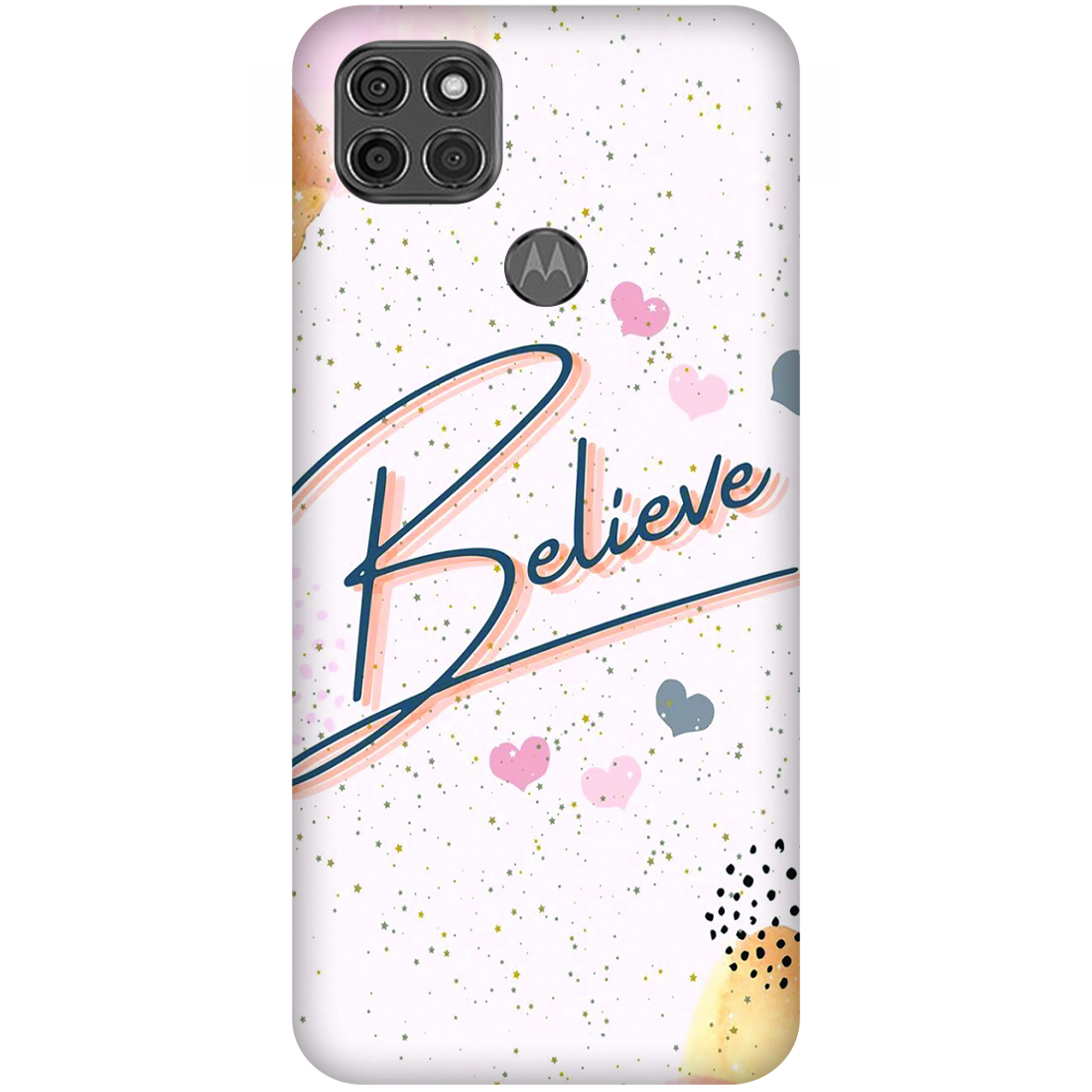 Inspirational Believe Case Motorola G9 Power