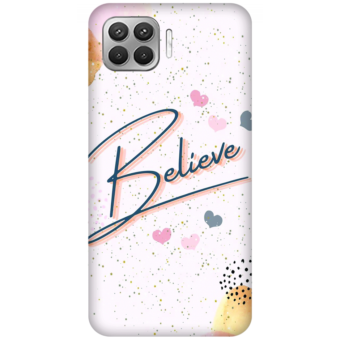 Inspirational Believe Case Oppo F17 Pro