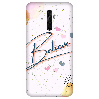 Inspirational Believe Case Oppo Reno 2 F