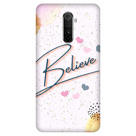 Inspirational Believe Case Oppo Reno Ace