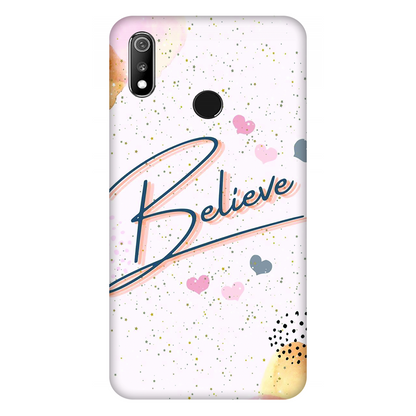 Inspirational Believe Case Realme 3