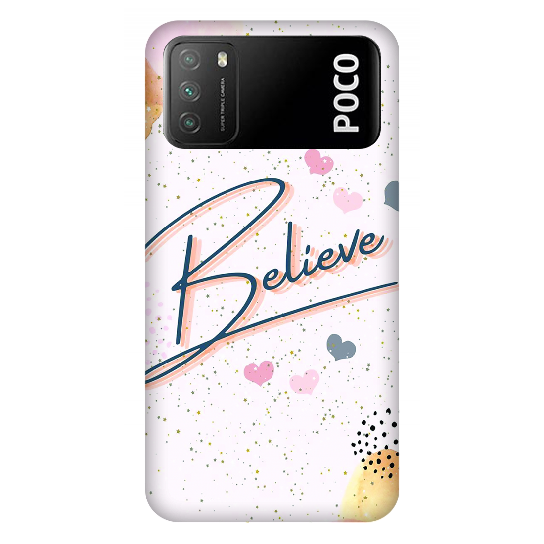 Inspirational Believe Case Xiaomi Poco M3