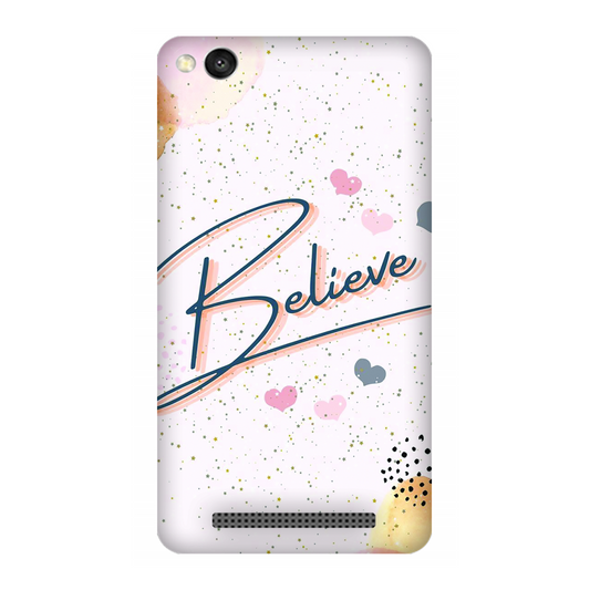 Inspirational Believe Case Xiaomi Redmi 3s