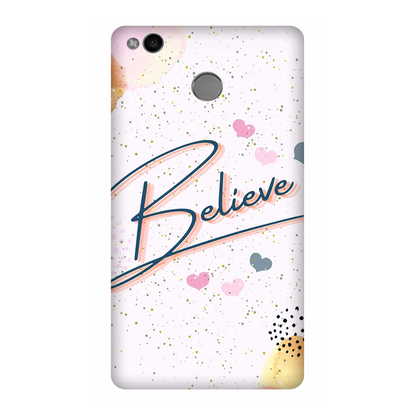 Inspirational Believe Case Xiaomi Redmi 3S Plus