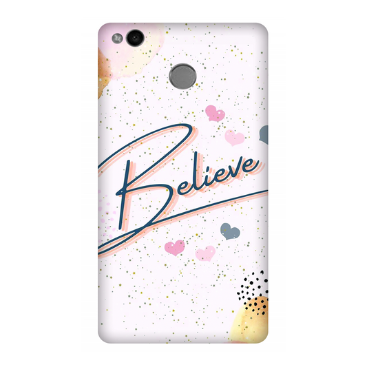 Inspirational Believe Case Xiaomi Redmi 3S Plus