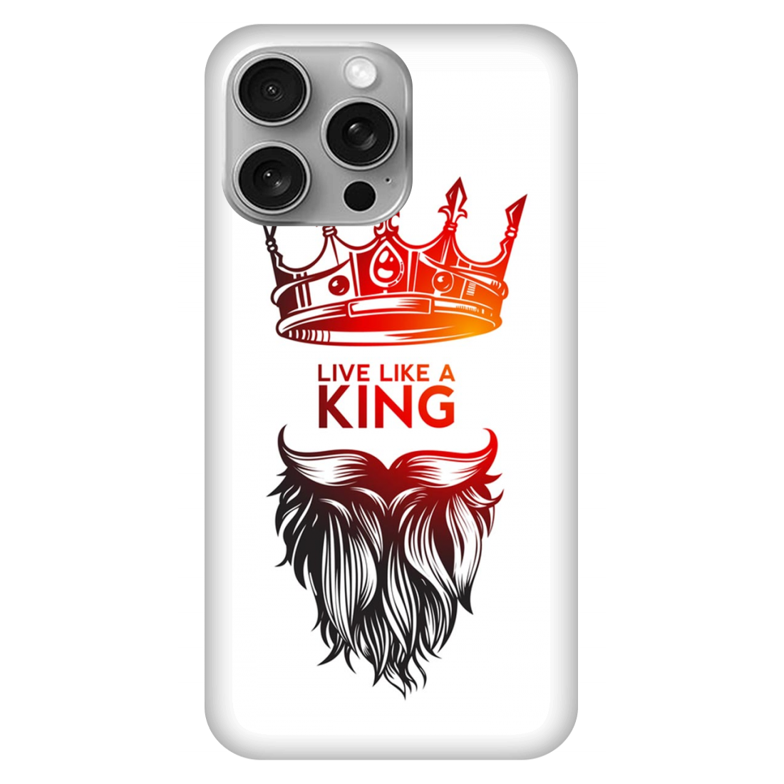 Live Like A King Beard Case