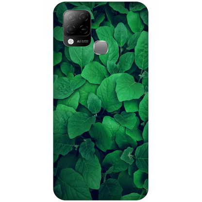 Lush Green Leaves Case Infinix Hot 10s