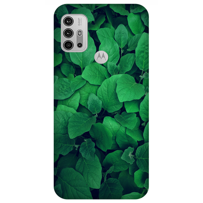 Lush Green Leaves Case Motorola G30