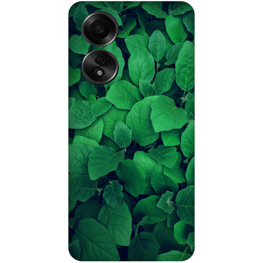 Lush Green Leaves Case Oppo A58 4G