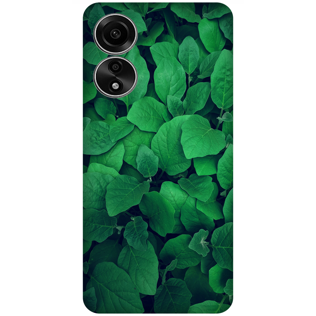 Lush Green Leaves Case Oppo A78 4G