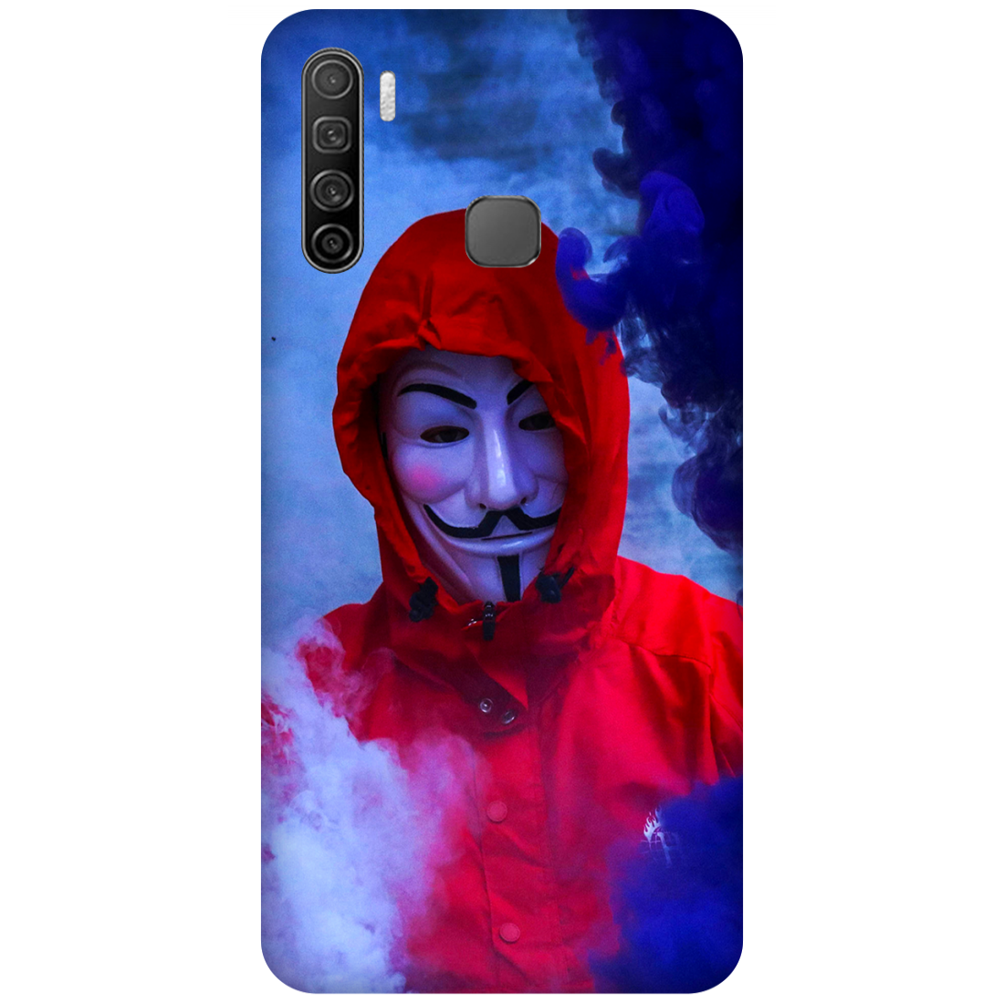 Man in Mask Smoke Case Infinix S5