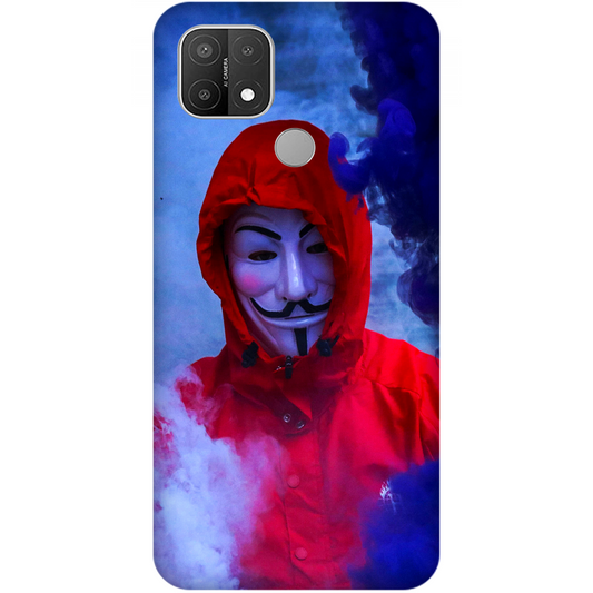 Man in Mask Smoke Case Oppo A15