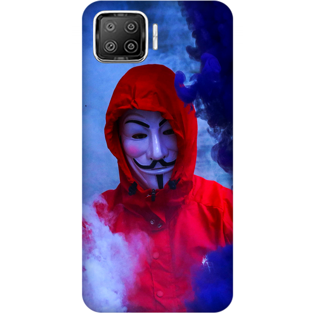 Man in Mask Smoke Case Oppo A73