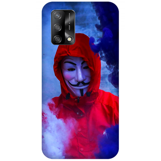 Man in Mask Smoke Case Oppo A74