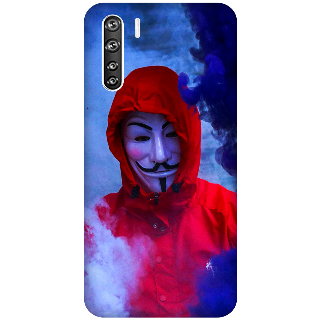 Man in Mask Smoke Case Oppo A91