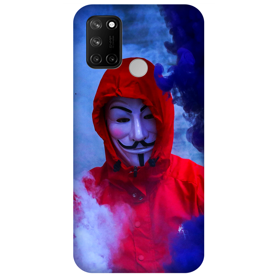 Man in Mask Smoke Case Realme 7i