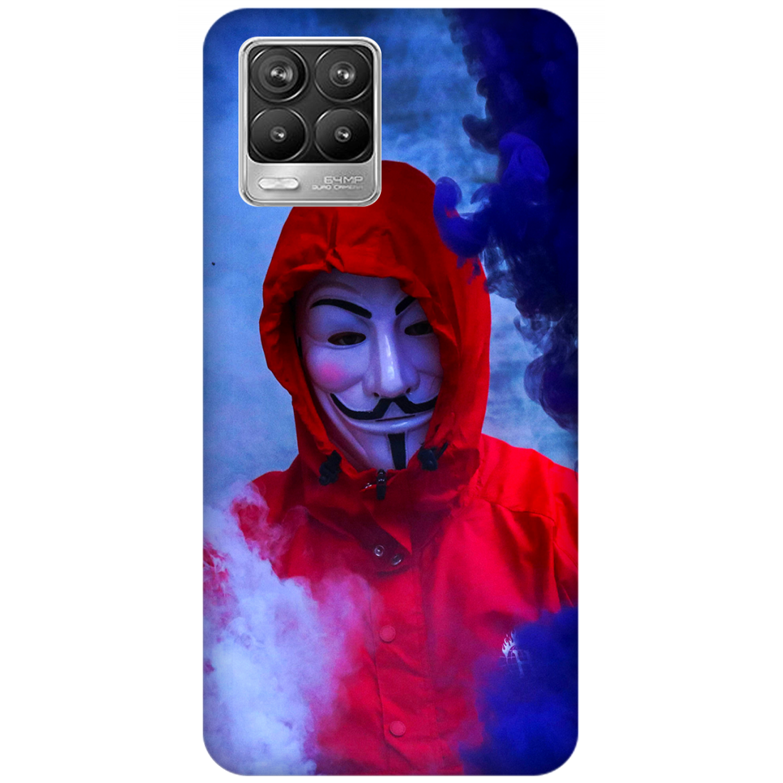 Man in Mask Smoke Case Realme 8