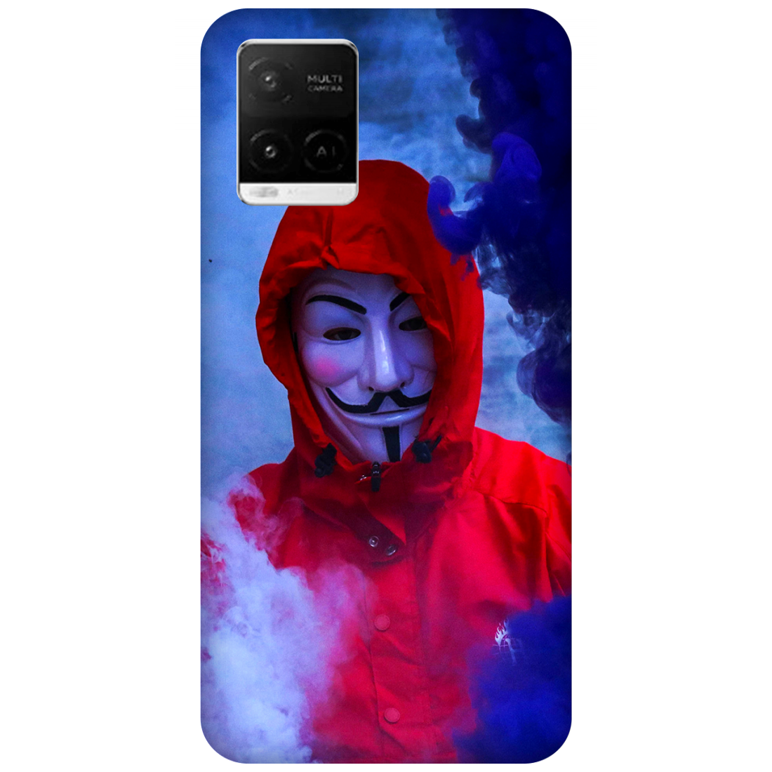 Man in Mask Smoke Case Vivo Y21