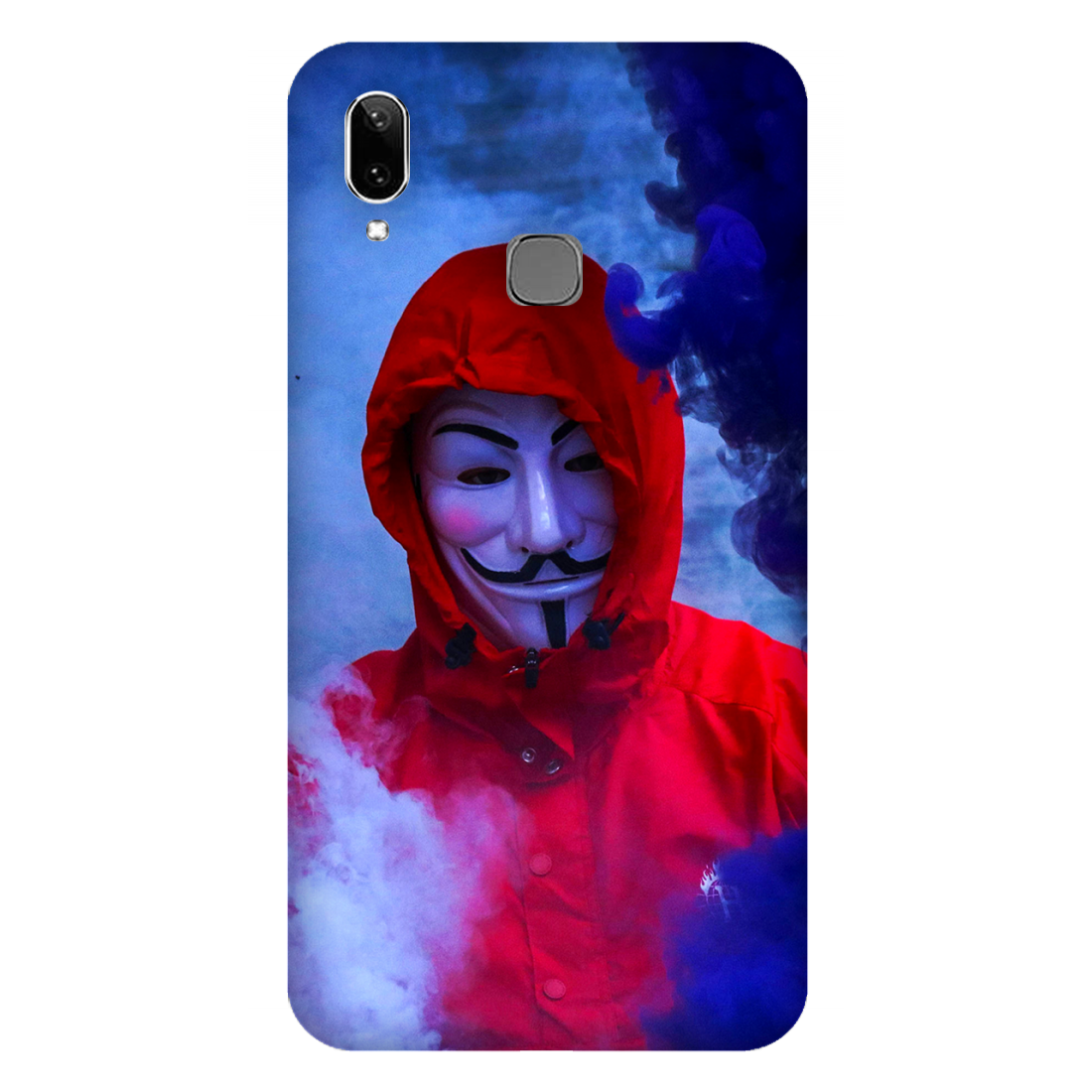 Man in Mask Smoke Case Vivo Y91