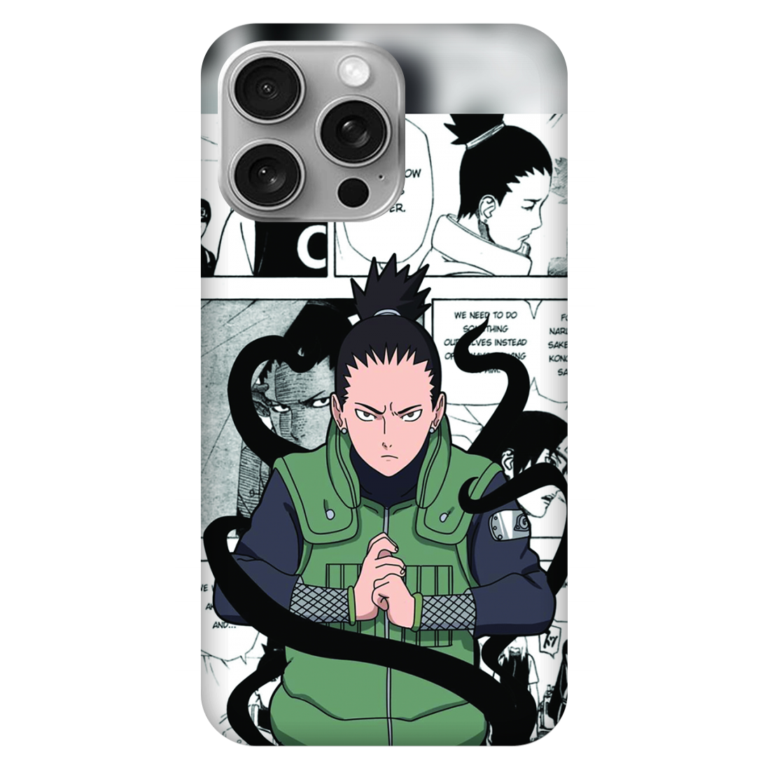 Manga Scene with Blurred Faces Anime Case