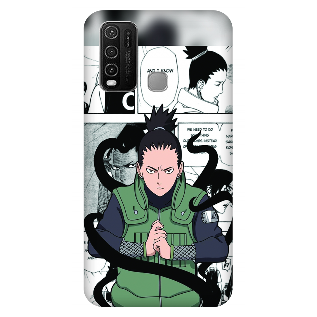 Manga Scene with Blurred Faces Case Vivo Y30 (2020)